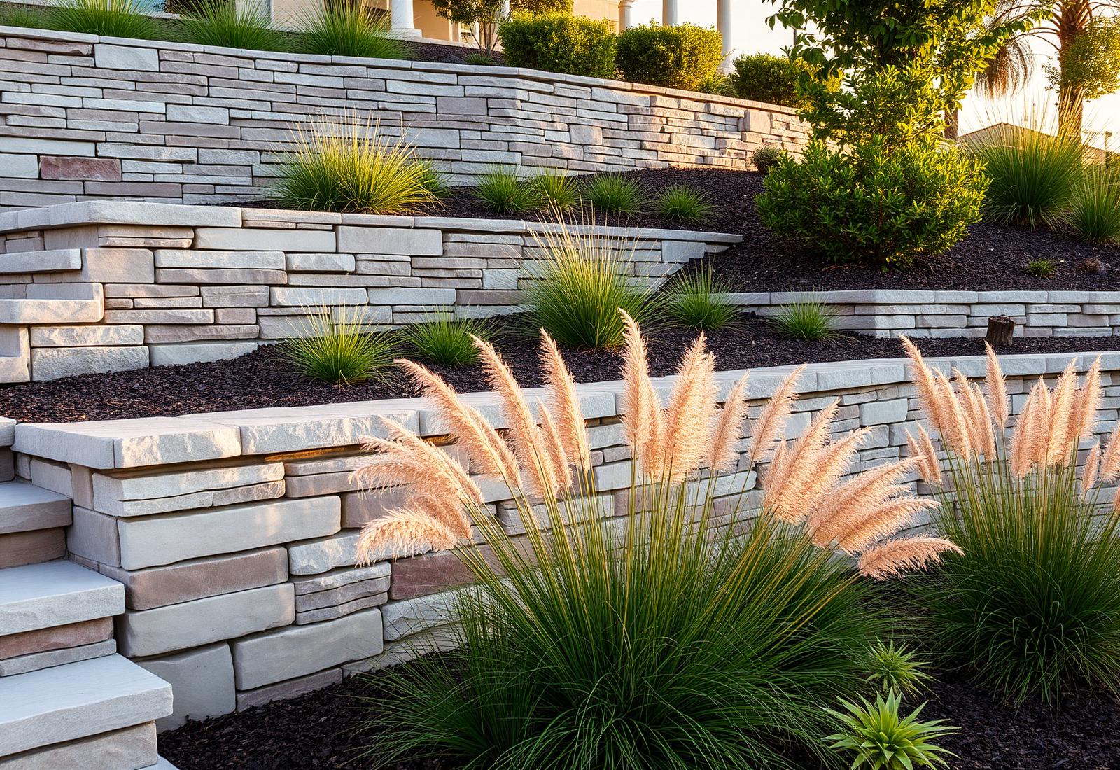 Concept study — Terraced Garden Walls Study