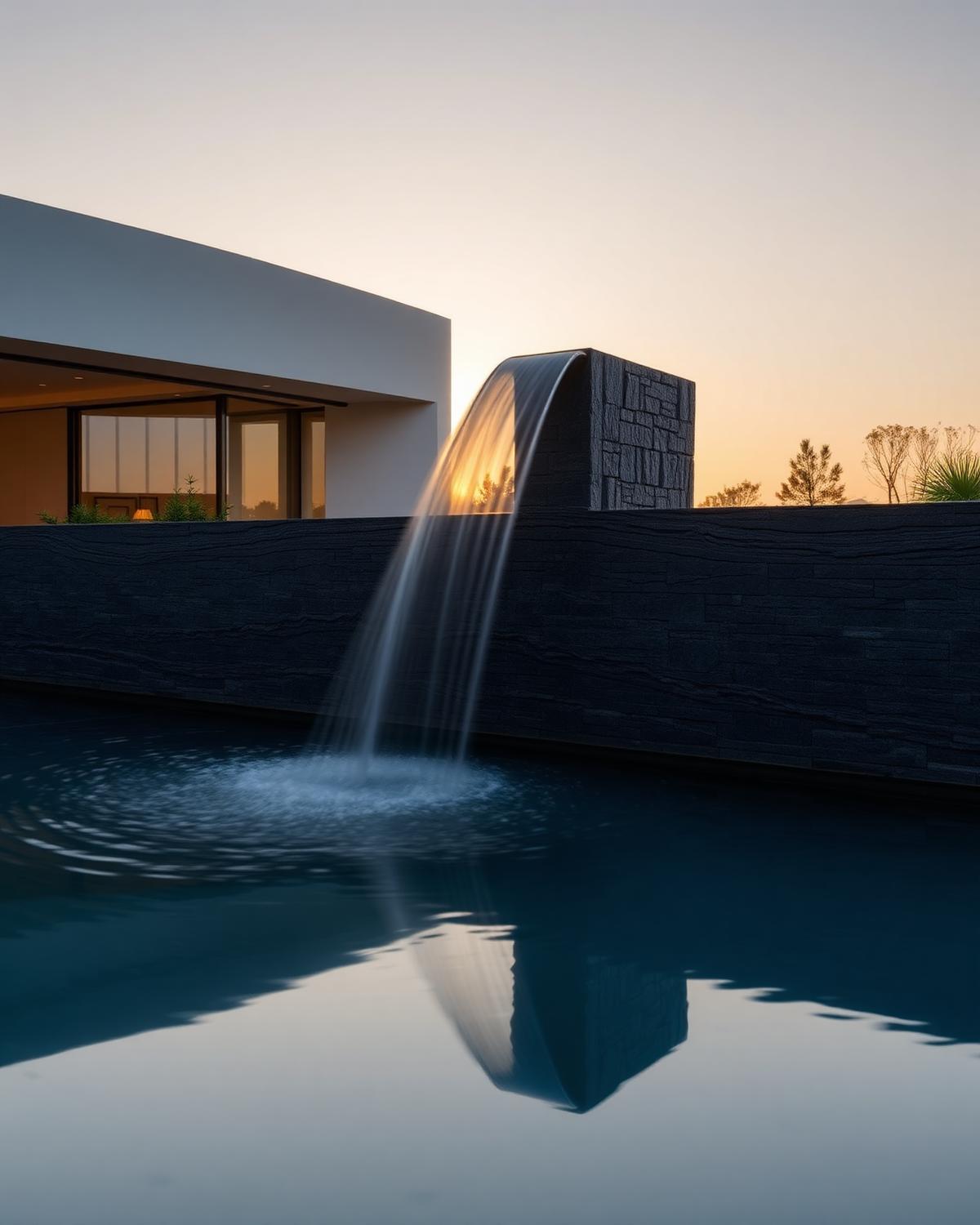 Concept study — Quarry House Water Wall Study